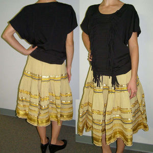 NEW Buffalo David Bitton peasant/gypsy skirt M